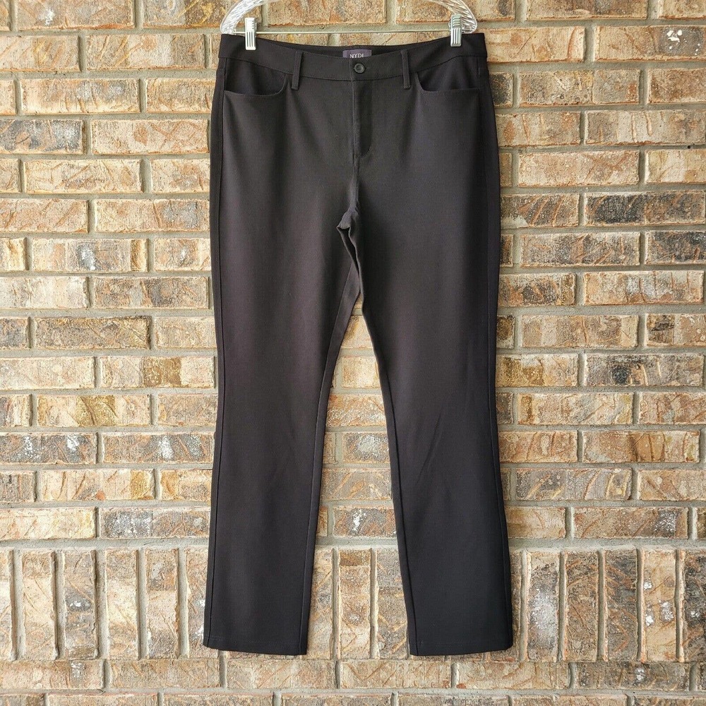 NYDJ Women's Black Original Slimming Fit Samantha Jeans Pants Size 12 NEW